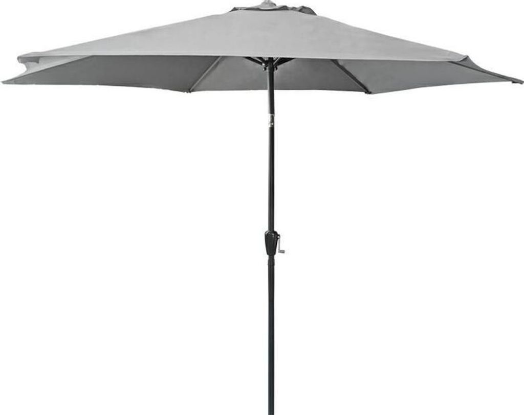 Parasol ogrodowy BOSTON średnica 2,7m jasnoszary Zdjęcie produktu 