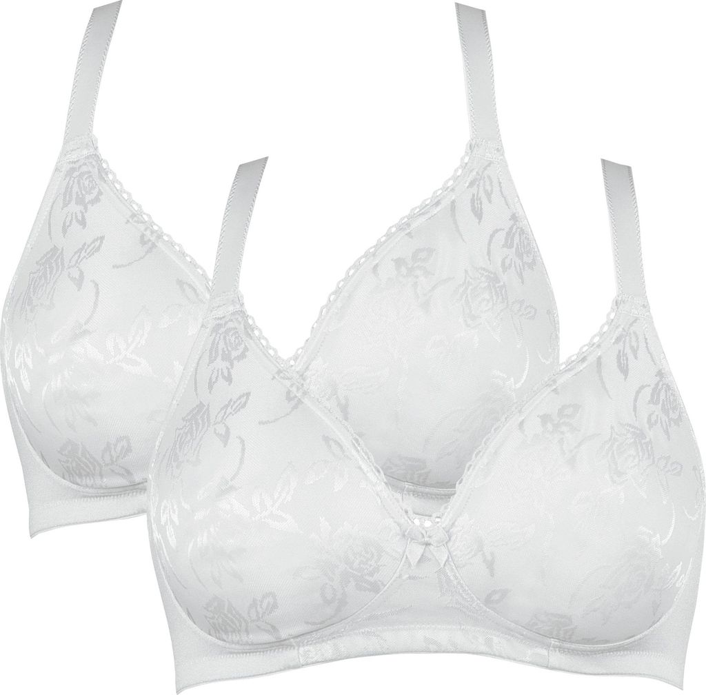Naturana BH ohne Bügel 2er-Pack weiß Cup B:   80 Produktbild 