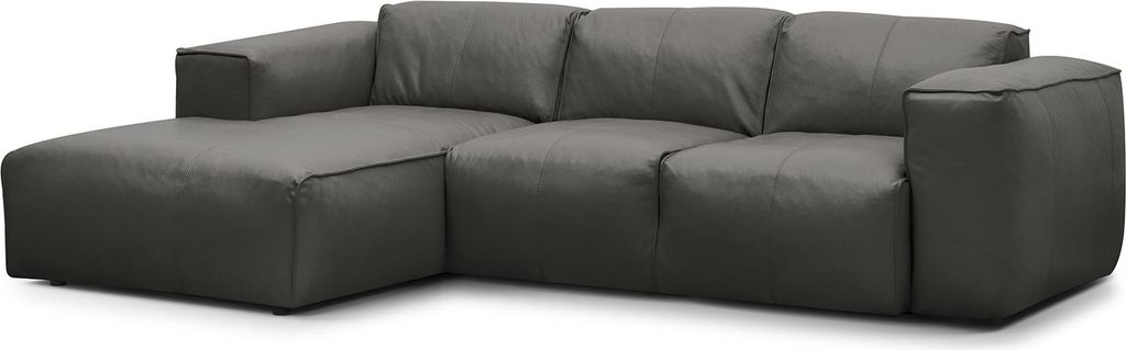 home24 3-Sitzer Ecksofa mit Longchair