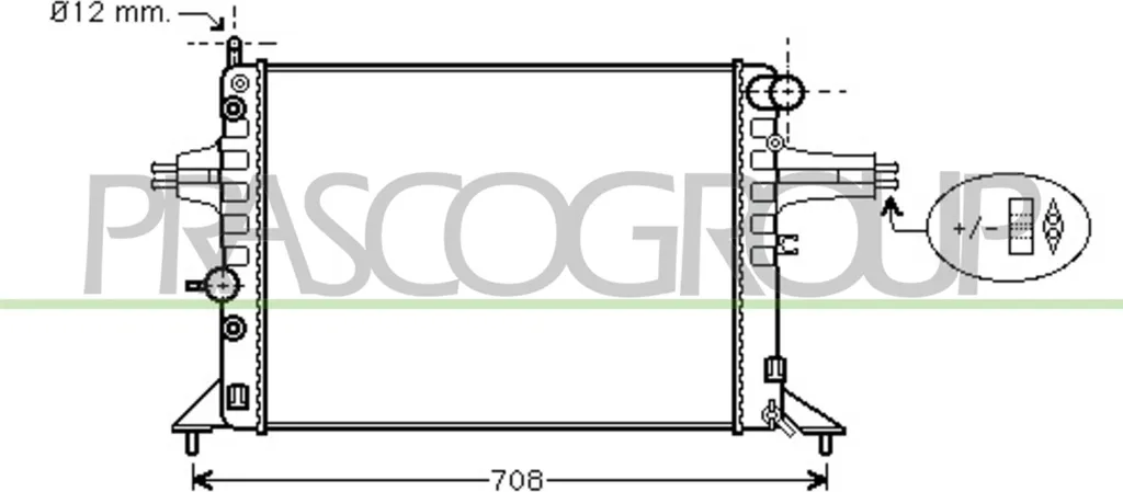 Radiateur refroidissement moteur contre la surchauffe Astra G Zafira A