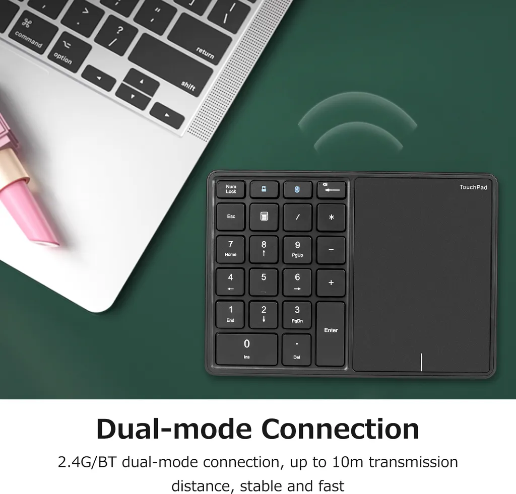 Solution saisie rapide clavier numérique sans fil touchpad pour laptop - 6