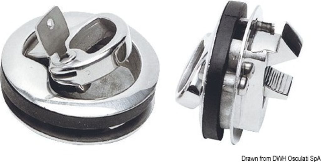 Bodenheber AISI316 m. Stopper mit Schloß , 1 Stück