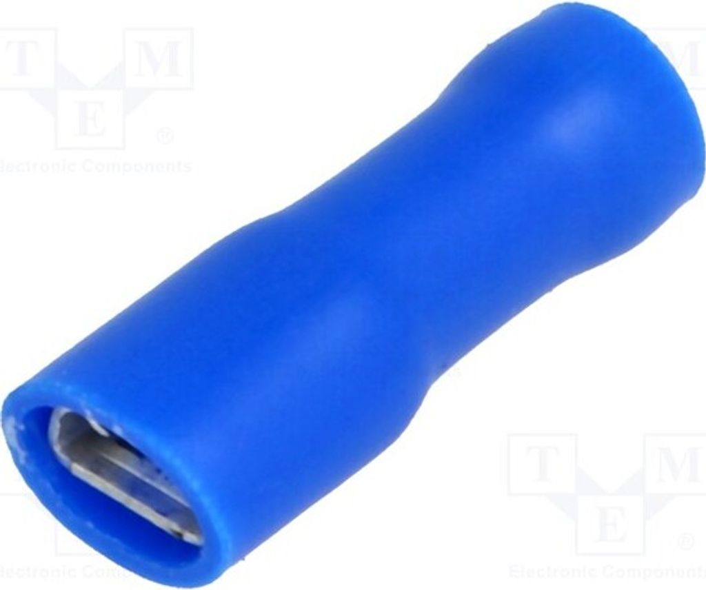 10x Verbinder: flach 4,8mm weiblich 1,5÷2,5mm2 0,5mm isoliert BM 00293 Isolierte Konn