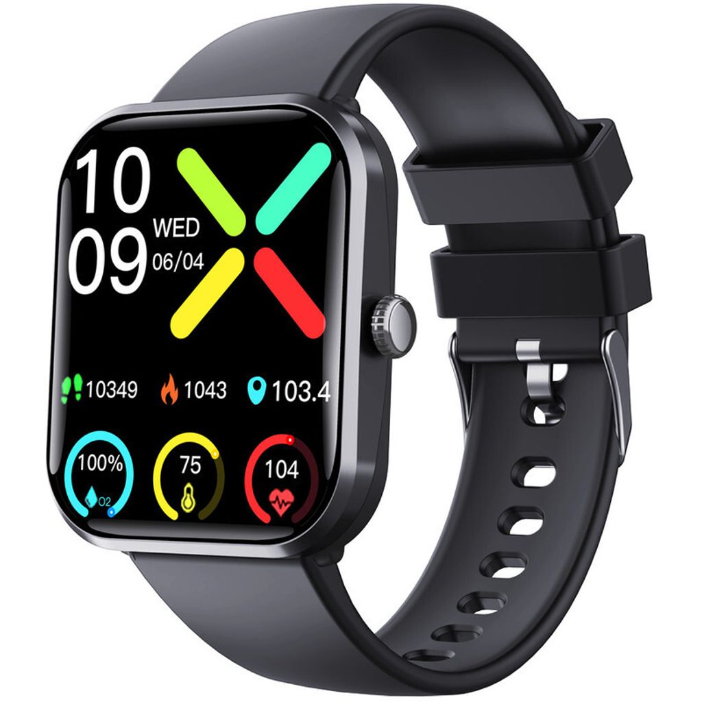 Blutzuckerüberwachung Uhr, Smart Watch Männer Frauen Sportuhr Schrittzähler Herzfrequenz SpO2 Schlaf Monitor Smartwatch Smart Armband für Andro...