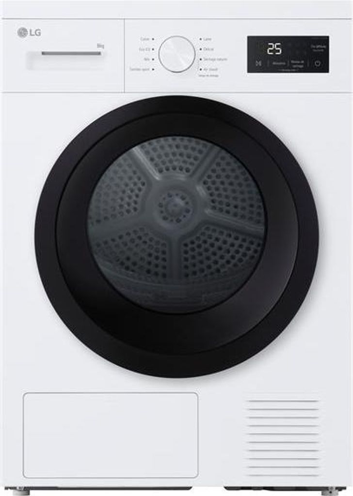 Sèche-linge à pompe à chaleur 8kg 118l 700w - Lg - RH8N15WH Image du produit 
