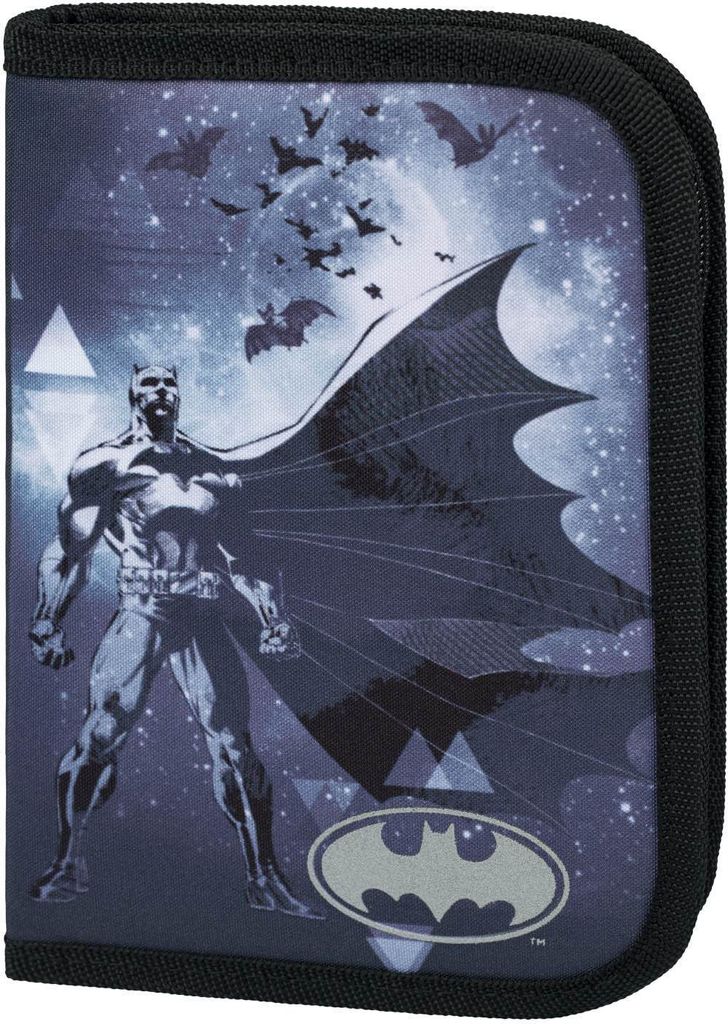 Trousse scolaire classique à deux rabats Batman Storm Image du produit 