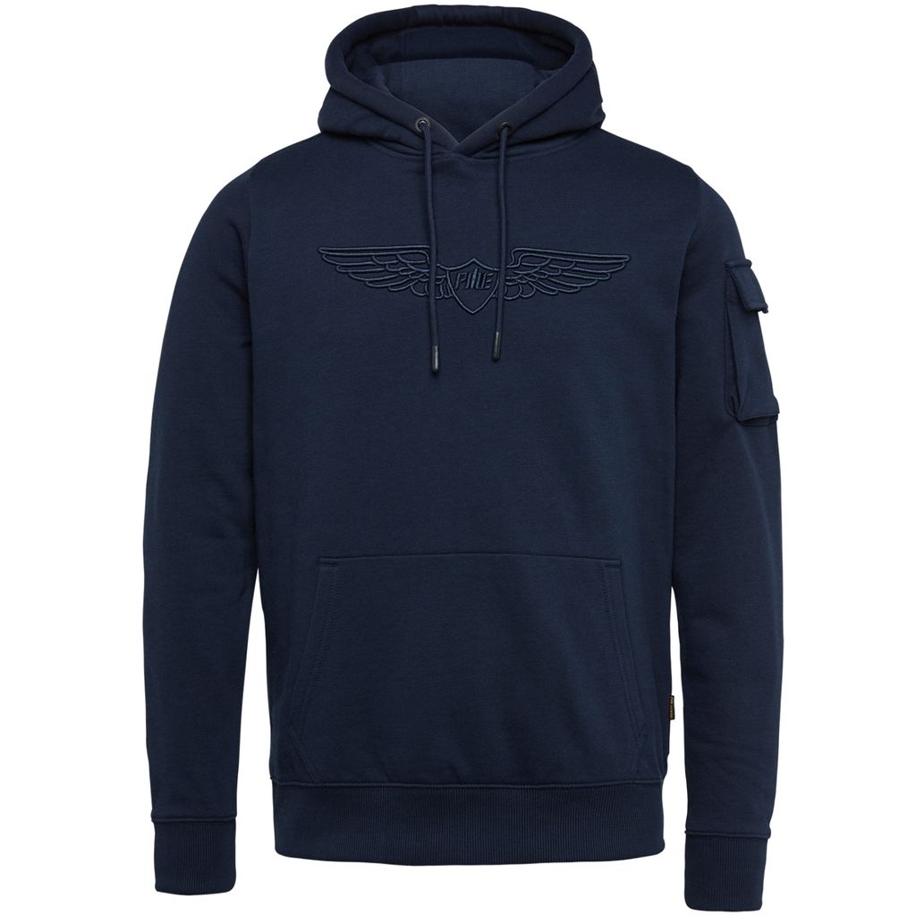 PME LEGEND Hooded brushed soft fleece Sky Captain 3XL
