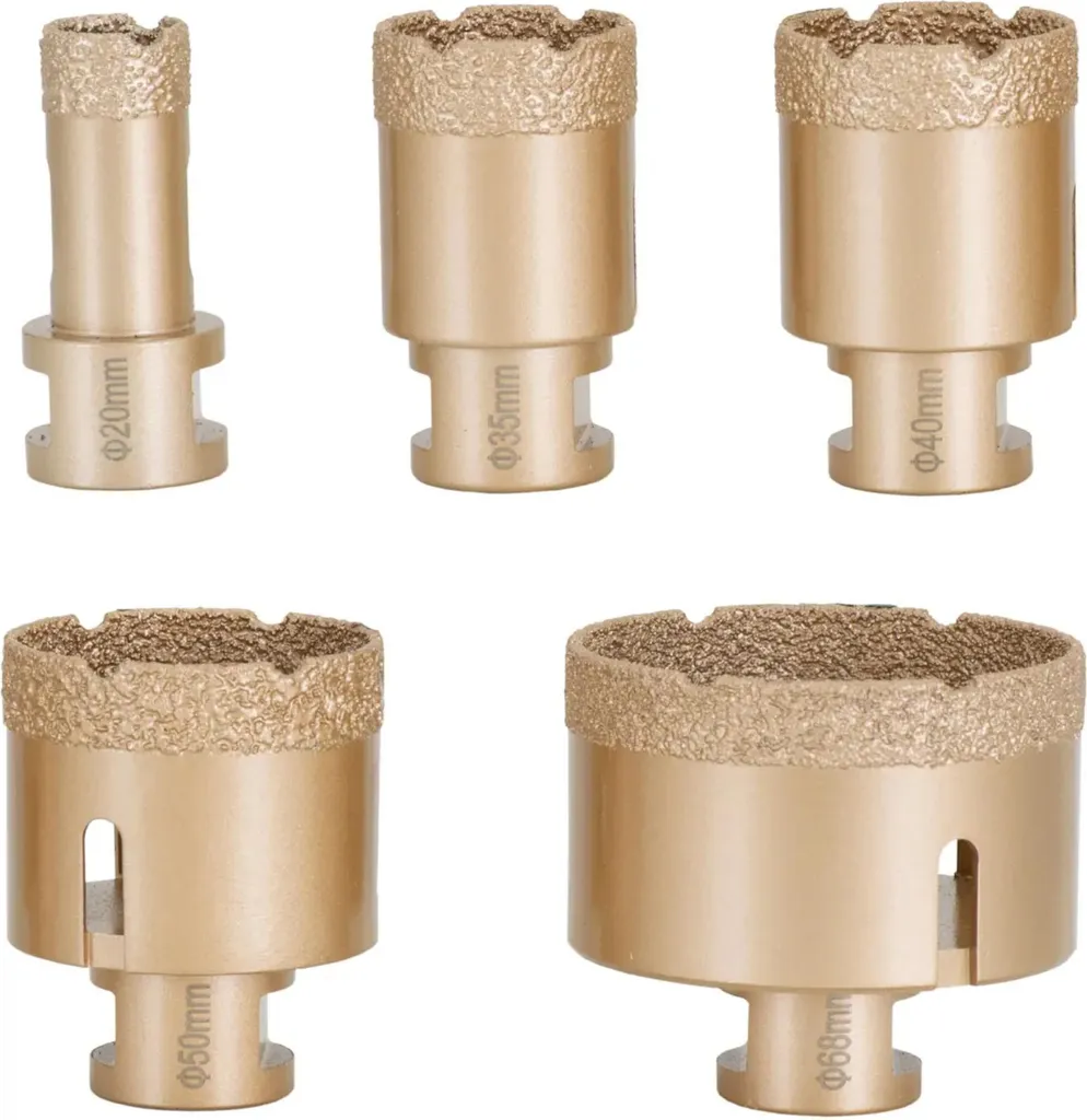 Foret Diamant Meuleuse d'Angle MSW avec Disque 115 mm - Perçage à Sec - 6