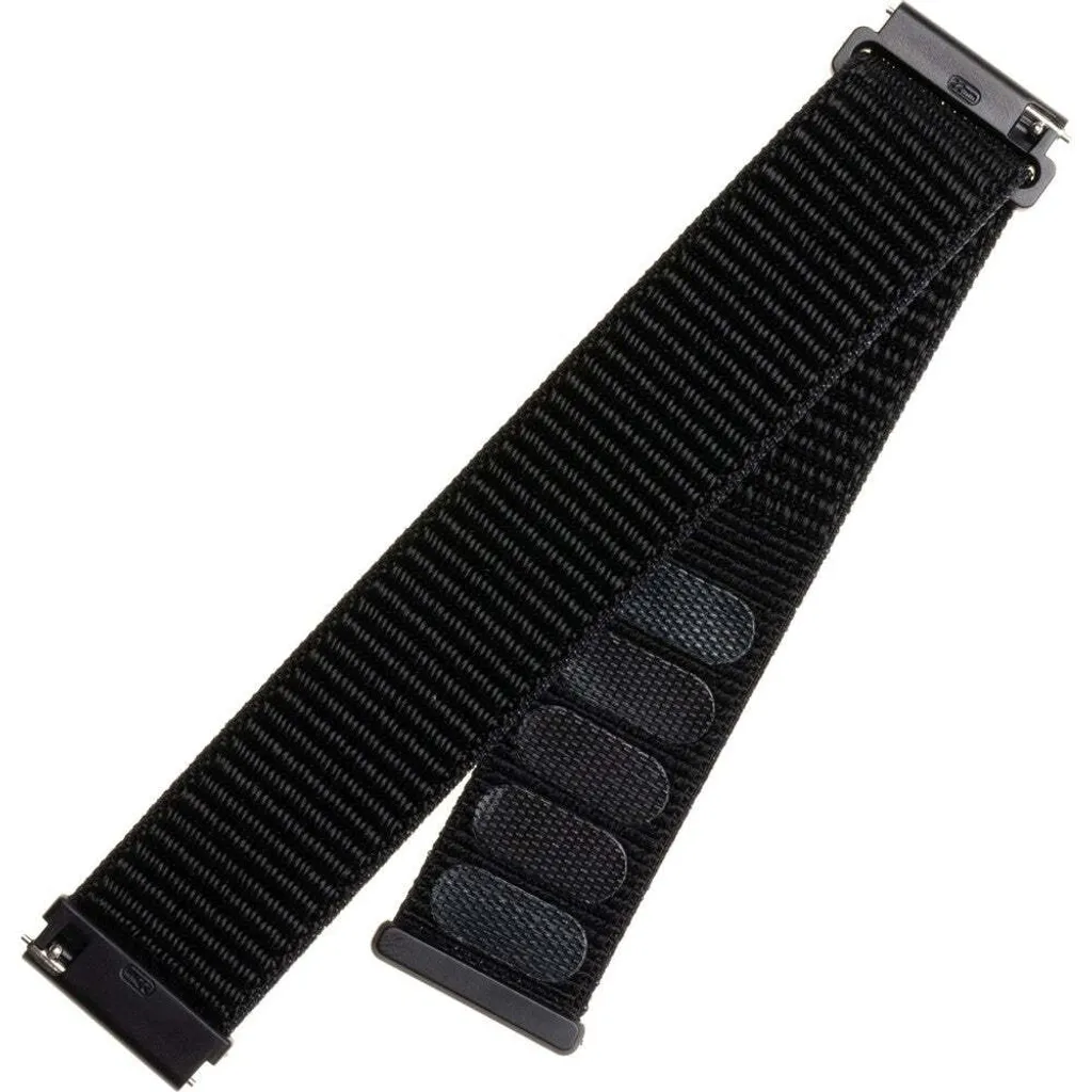 Bracelet Nylon 20mm Fixed Noir Ultra Résistant et Confortable - 3