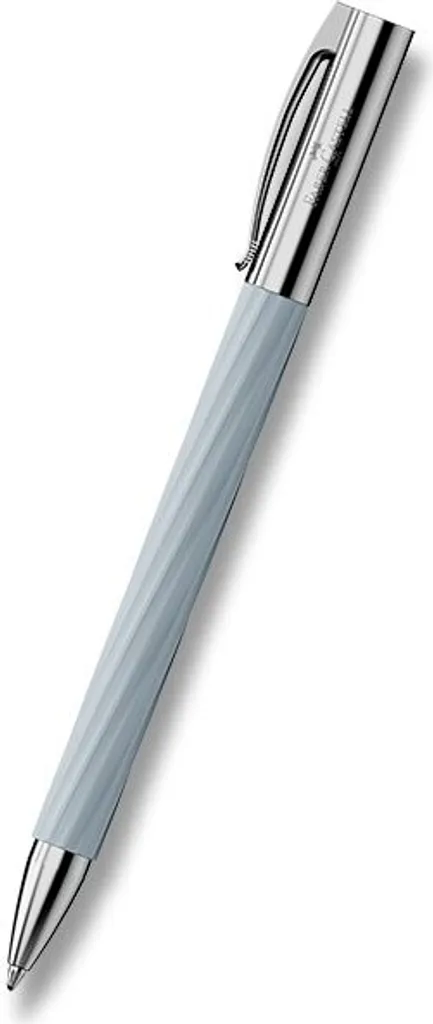 Stylo Faber-Castell Ambition Italic Ice Blue en résine brossée 147775