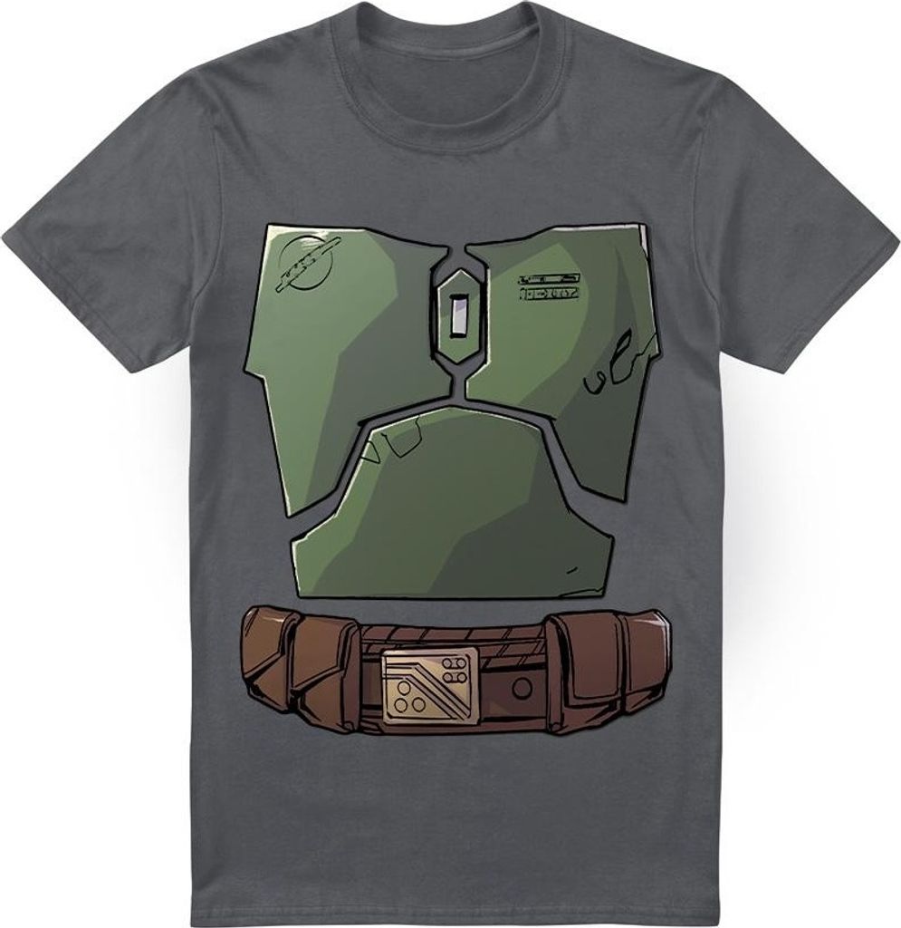 Star Wars - T-Shirt für Herren TV3869 (M) (Holzkohle)