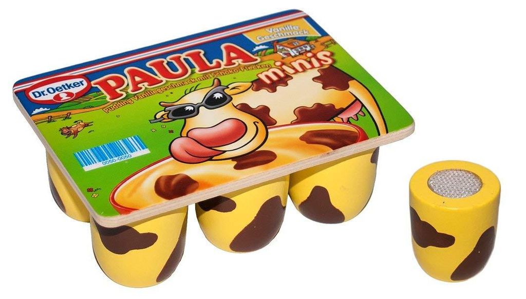 Paula's Minis drewniany sklep spożywczy z krowimi łatami Zdjęcie produktu 