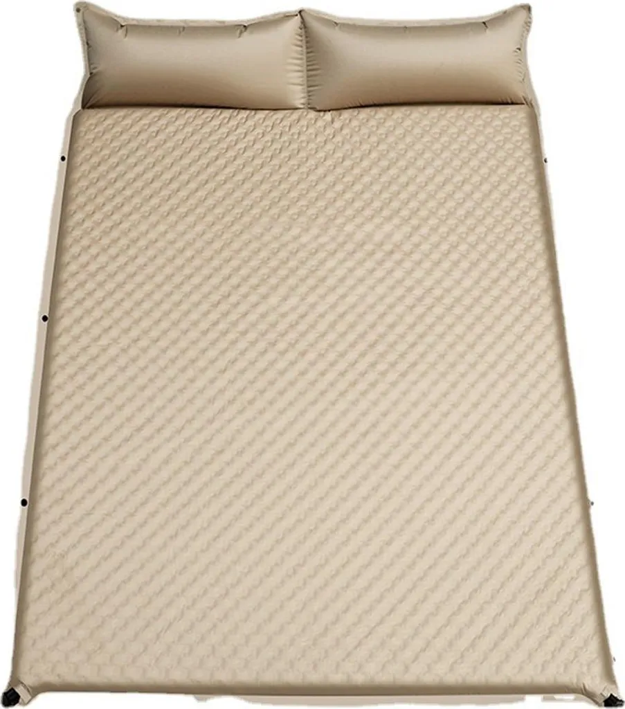 Matelas de camping avec bouton-pression et coussin, ultra léger 3 kg