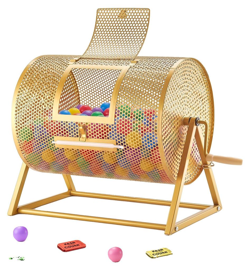 VEVOR, tambor para rifas, 410 x Ø302 mm, tambor con Imagen del producto 
