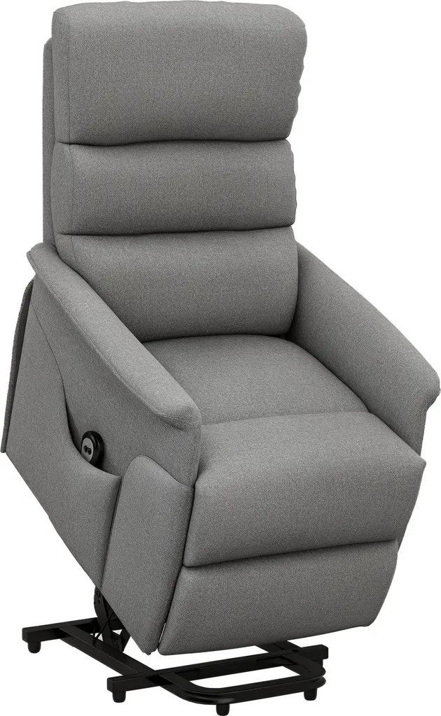 Fauteuil Relax Électrique Contre le Mal de Dos et Jambes Lourdes Gris