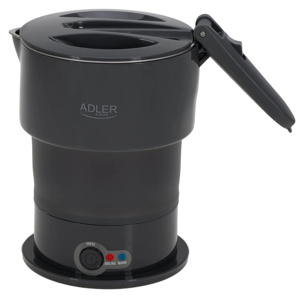 Bouilloire pliable ADLER AD 1377 g grise : la solution gain de place 0,6L