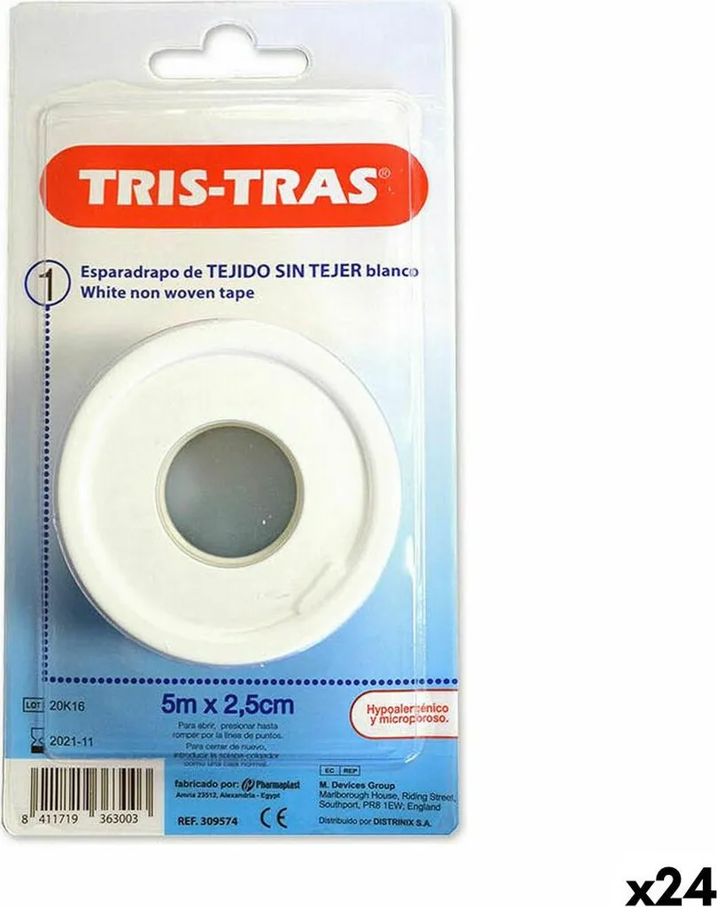 Leukoplast Sparadrap de Fixation Rigide Original - Rouleau 5m x 2,5cm - 2