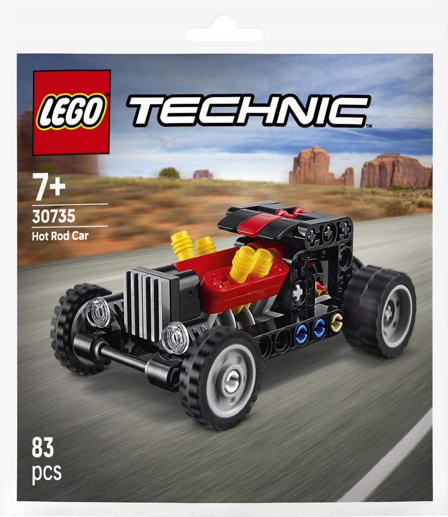 LEGO Technic Auto hot rod, Stavebnica, 7 rok / roky, Plast, Obrázok produktu 