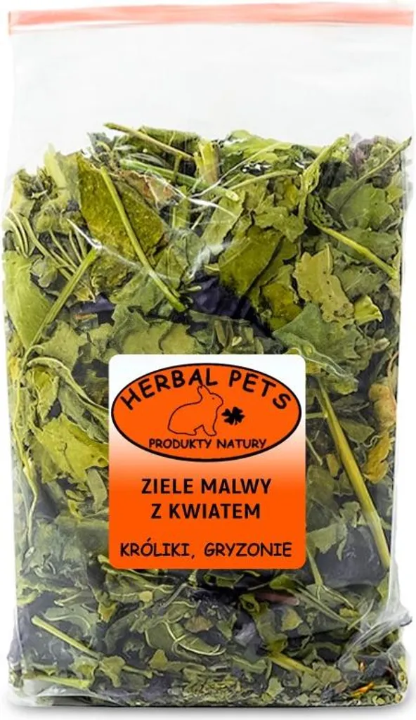 Herbal Pets Erbe Malva e Fiori 70g - Supporto Digestivo per Roditori