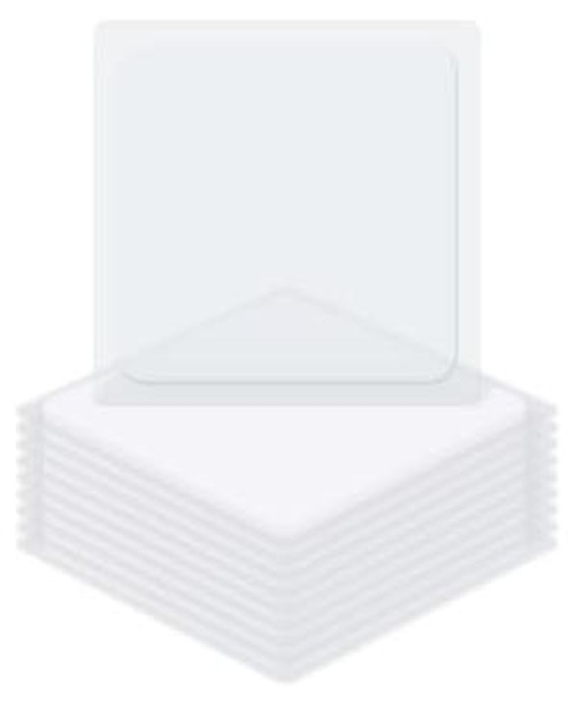 12-teiliges Set Antirutschmatten, Antirutschmatten für Teppichböden, transparente Antirutsch-Gelmatten fürs Auto, herausnehmbare Gelmatten, wied...