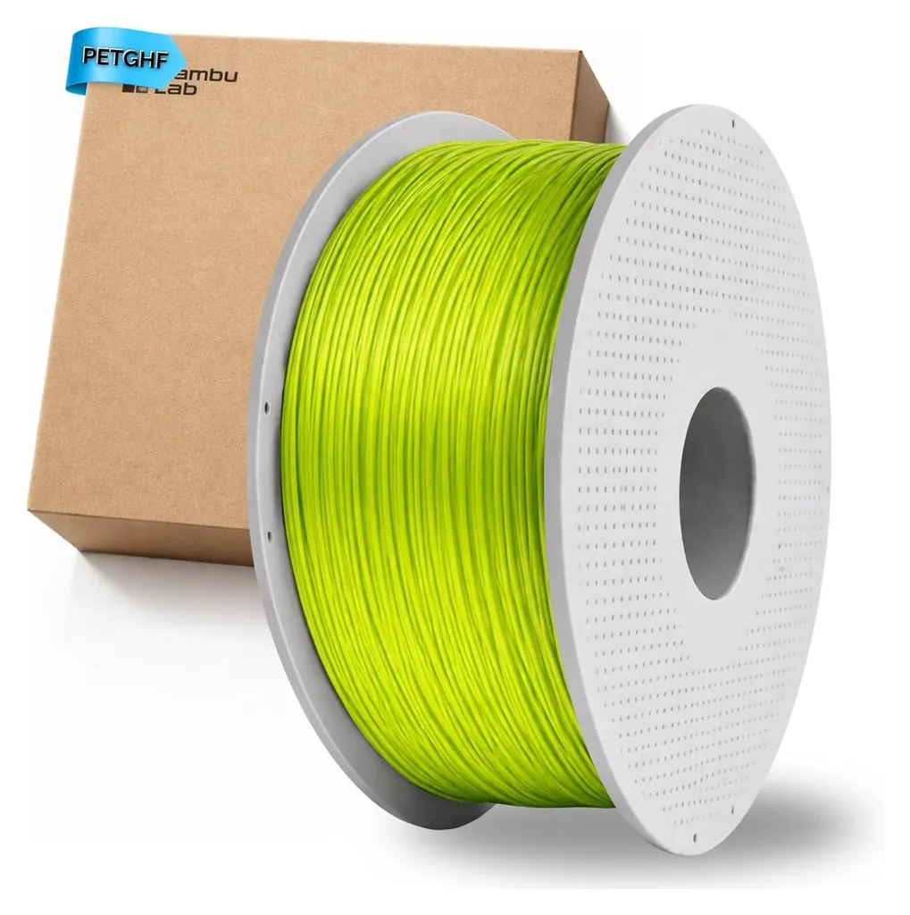 1x Bambu Lab PETG-HF con bobina verde lime 1,75 mm filamento 33501 Lime Green
