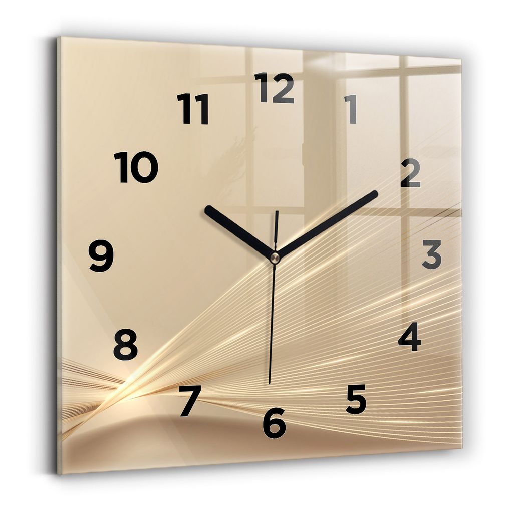 Wallfluent Wanduhr – Stilles Quarzuhrwerk - Uhr Dekoration Produktbild 
