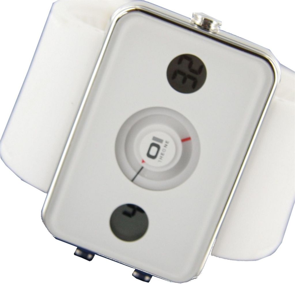 The One Herren Uhr Analog Digital Turning Disc IP104-3WH Produktbild 