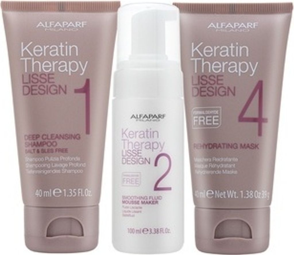 Alfaparf Milano Lisse Design Keratin Therapy Set zur Produktbild 1