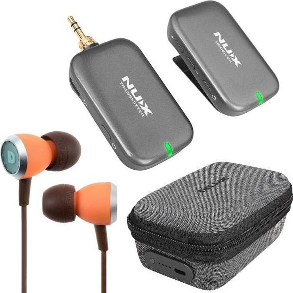 Nux B-7PSM In-Ear Monitor System mit Ohrhörer