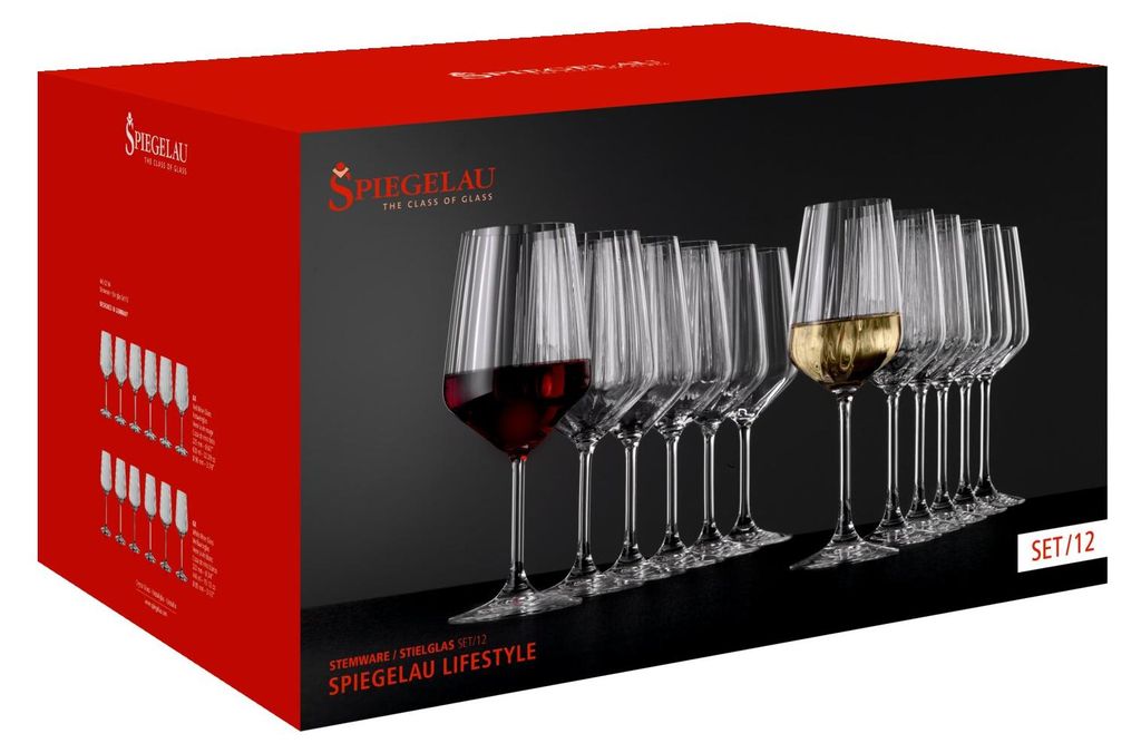 Spiegelau Lifestyle Stielgläser Set 12tlg Produktbild 