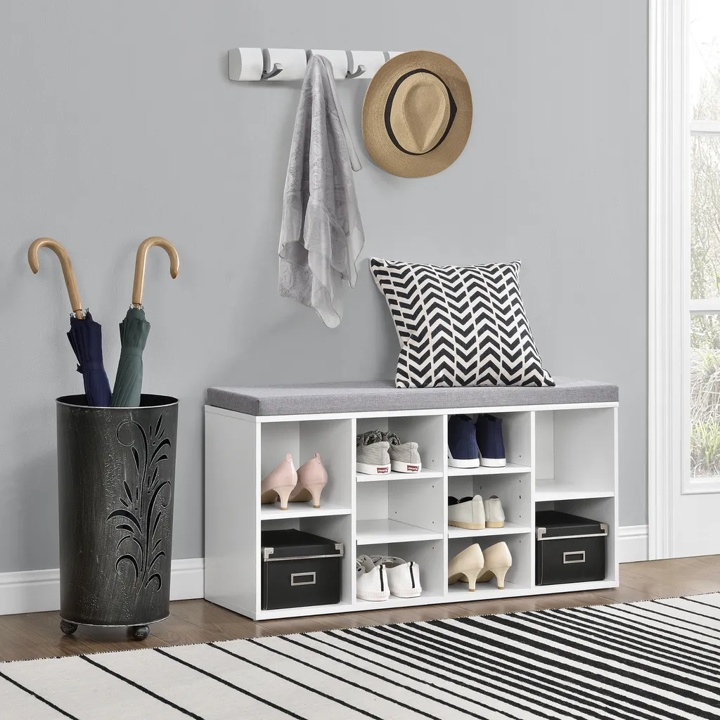 Commode à chaussures 10 étagères pour stopper le désordre dans l'entrée