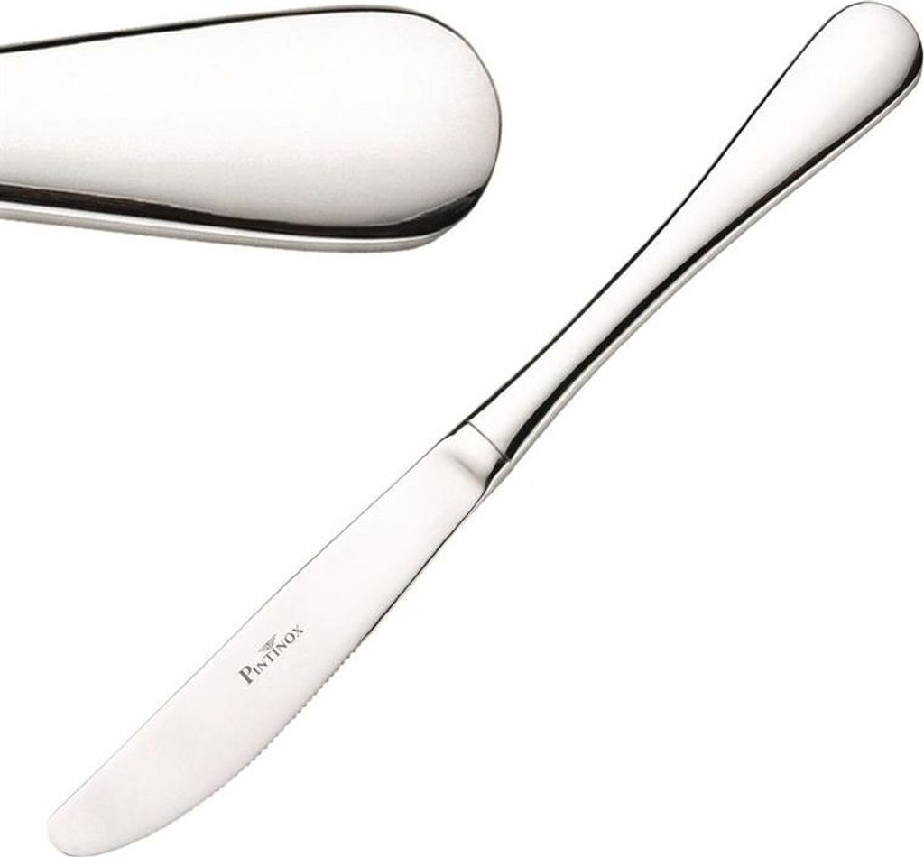 PINTINOX Stresa Tafelmesser Vollheft, Klingenlänge: 100 mm, Länge: 222 mm