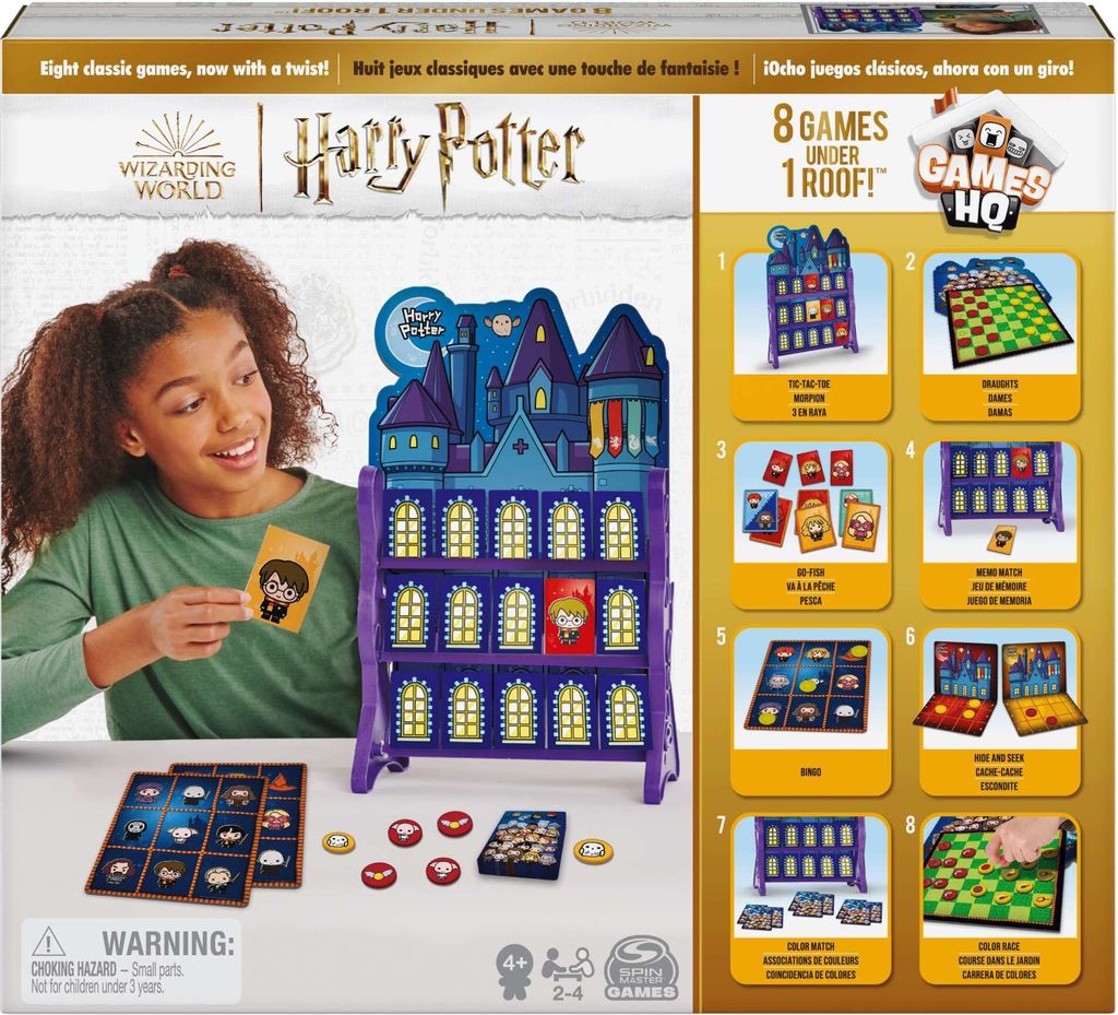 Zestaw gier Hogwart pełen gier 8 gier Harry Potter