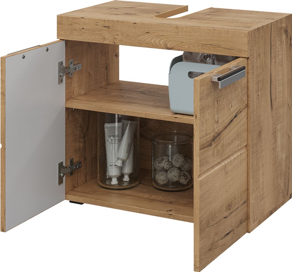 Vicco Waschbeckenunterschrank Luna, 60 x 56 cm, Eiche Produktbild 7