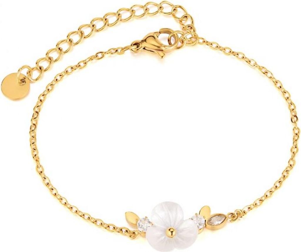 Carla Damen-Armband Freduarius weiß One size