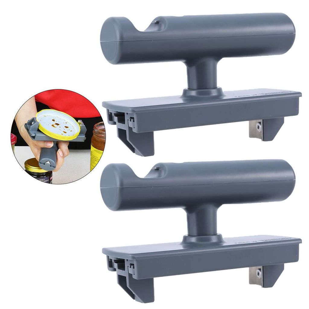 Glasöffner 2er Set universell verstellbar 20–100mm 3in1 rutschfester Griff kraftsparend für Küche Camping Büro Alltag