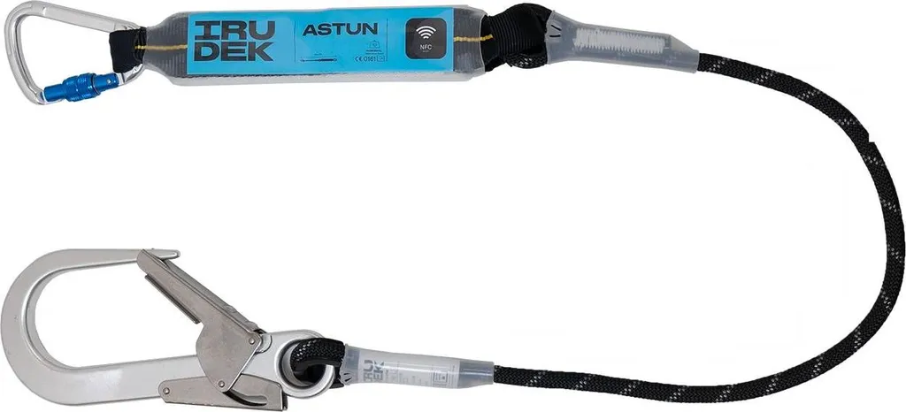 Longe de sécurité pour travaux en hauteur ASTUN 372 avec absorbeur choc