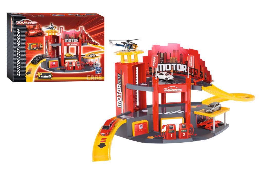 Majorette - Motor City Garage mit Auto 2058211