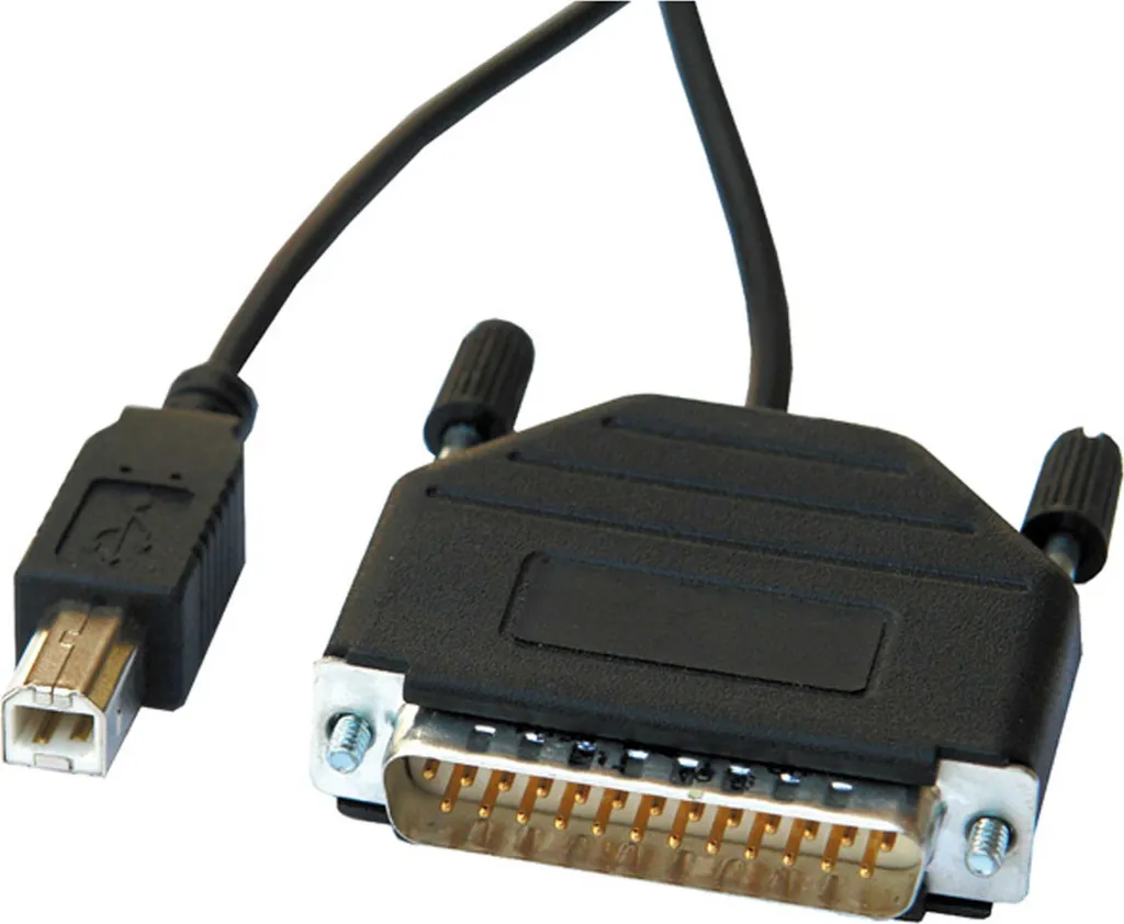 Câble de Conversion USB pour Vieille Imprimante ROLINE Port LPT 1.8m