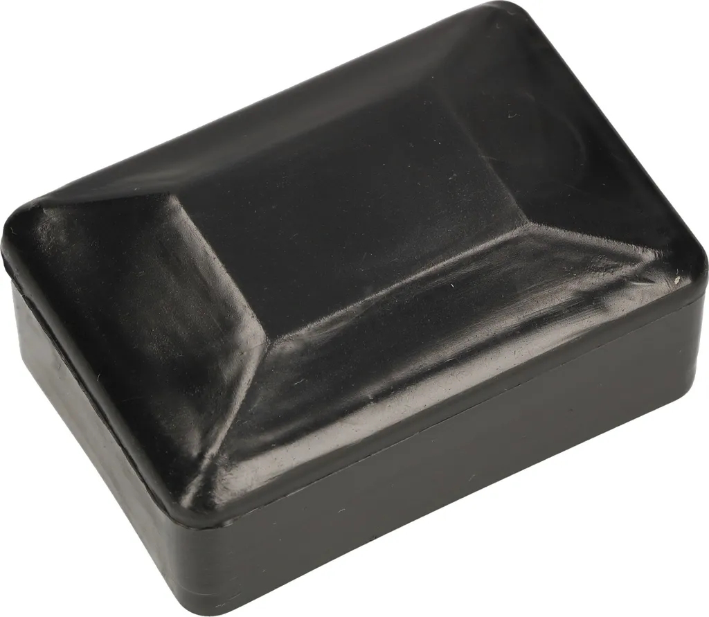 KOTARBAU Capuchon Poteau 60x40mm Noir - Lot de 100 Pièces pour Clôture