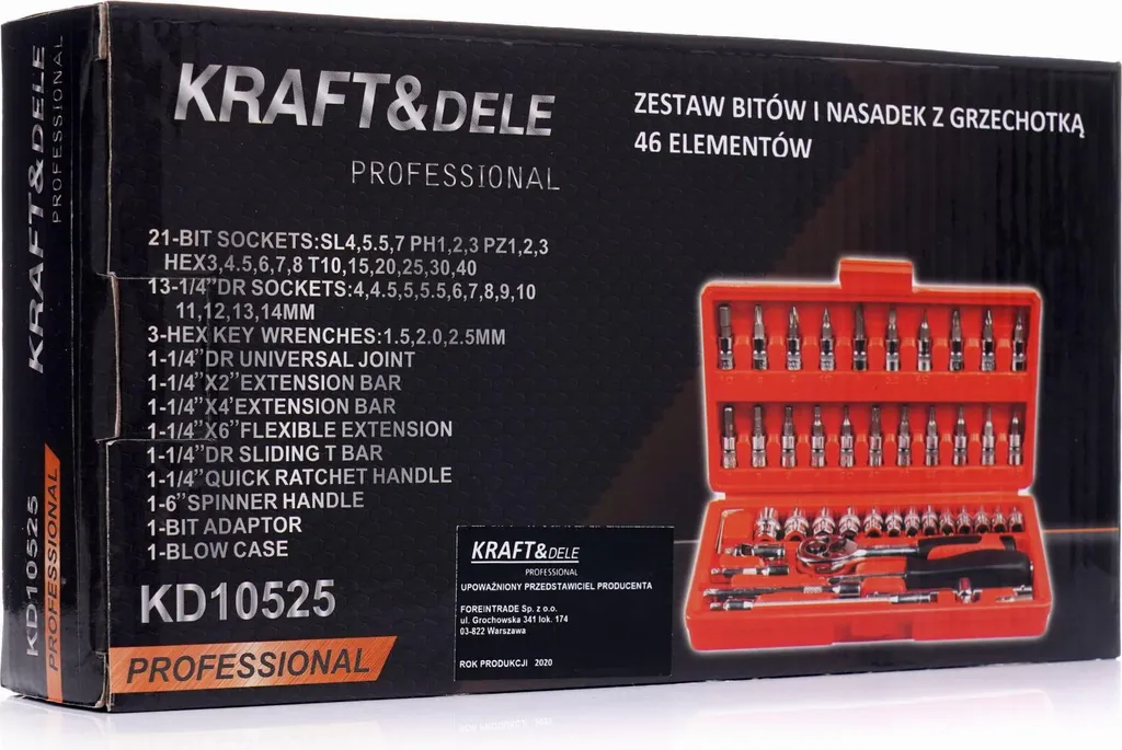 Kit cliquet Kraft&Dele 46 pcs : débloquez facilement vos vis difficiles - 6