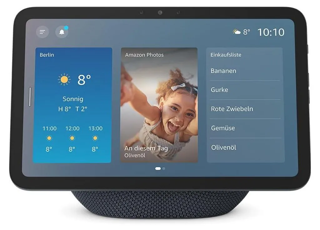 Echo Show 8 dernière génération avec écran HD 8 pouces et Alexa intégré