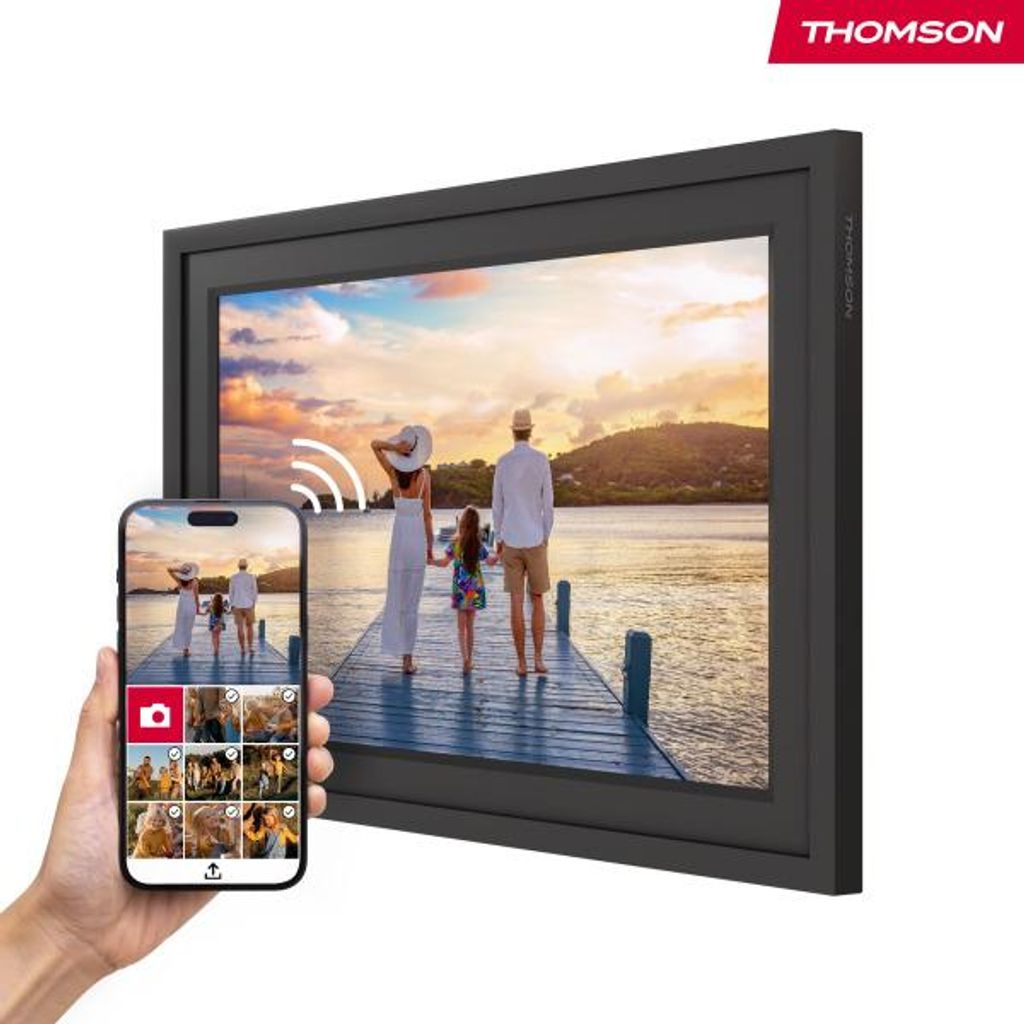 Thomson 10" Smart Photo Frame - Black