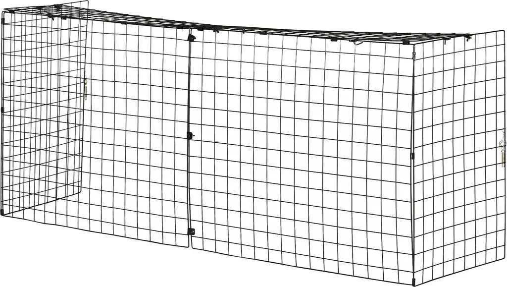 Grille de cheminée modulable 160 cm - Structure métallique grand format - 3