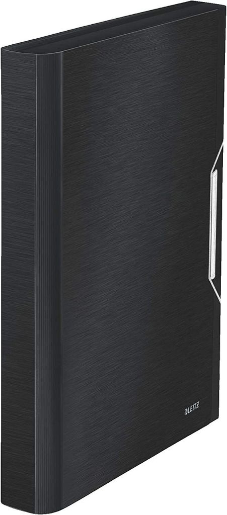 LEITZ Projektmappe Style A4 PP 6 Fächer satin schwarz Produktbild 