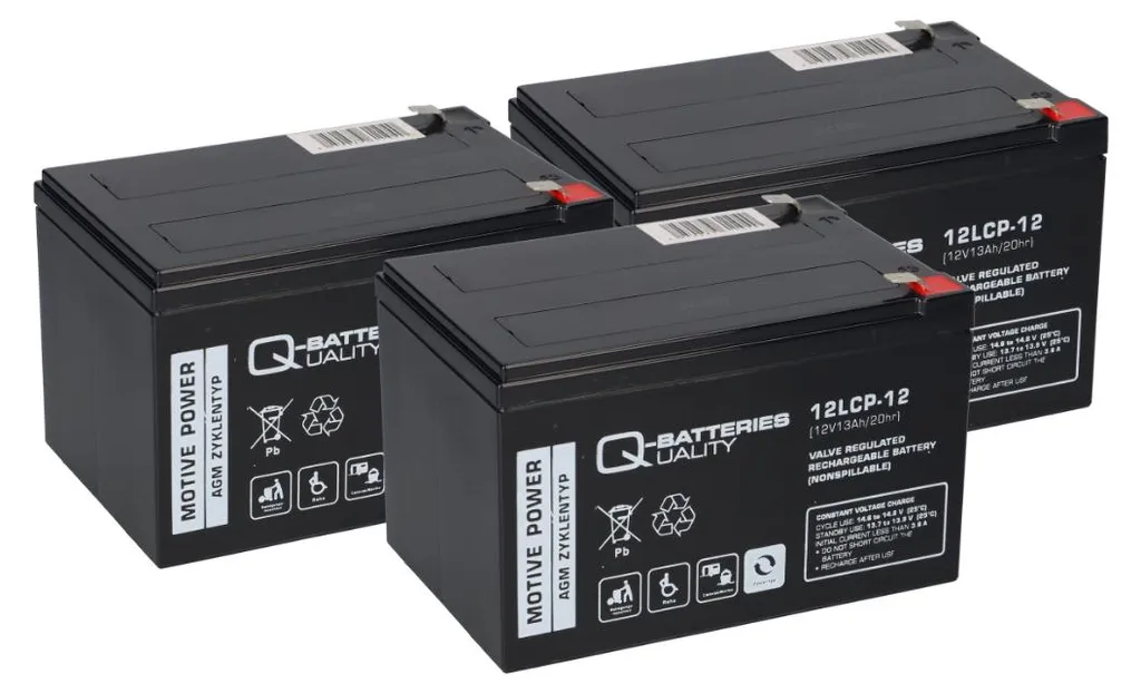 Batterie AGM 36V 13Ah Haute Capacité 12LCP-12 pour Eco Mobil 15 QB 12V-13Ah