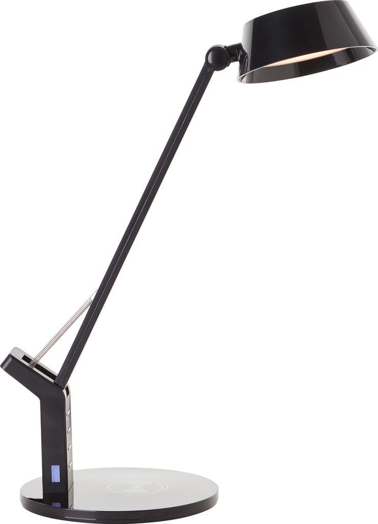 Brilliant Kaila LED Tischleuchte mit Induktionsladeschale 8W Schwarz Memory Funktion, Wireless charging G93126/06