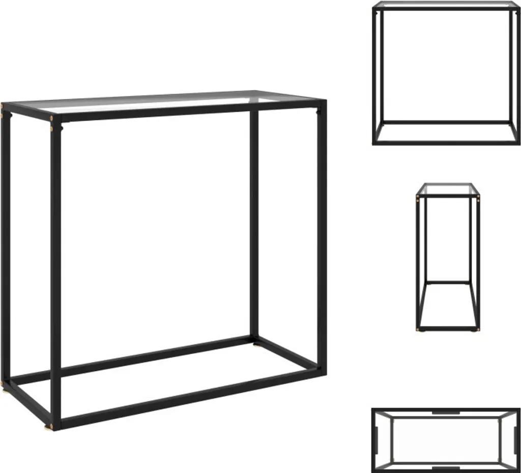 Consolle Design Trasparente 80x35x75 cm vidaXL - Vetro e Minimalismo