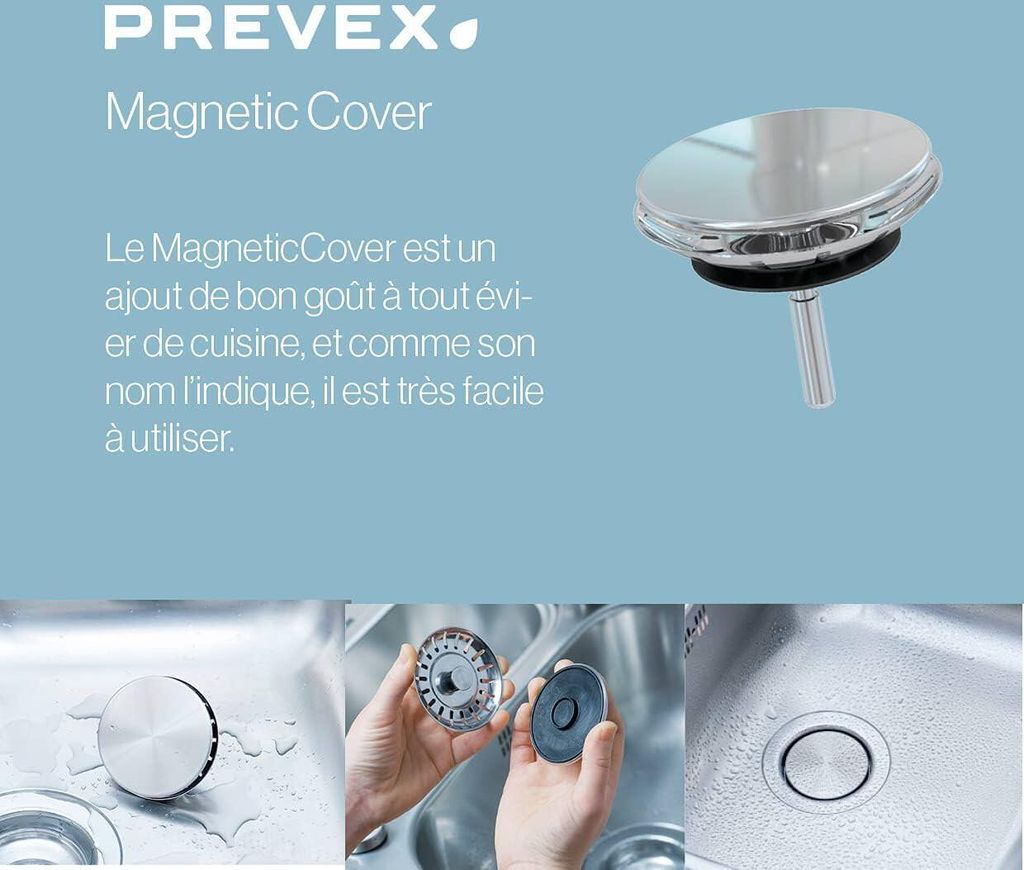 PREVEX Flexloc Siphon, platzsparend, universal, für die Produktbild 7