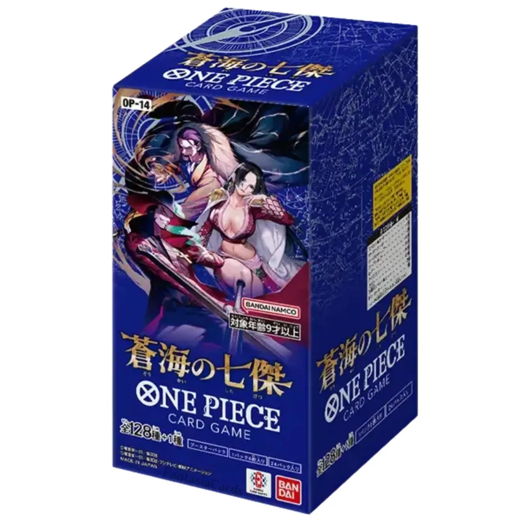 One Piece OP14 Les Sept de la Mer d'Azur Display Booster Japonais